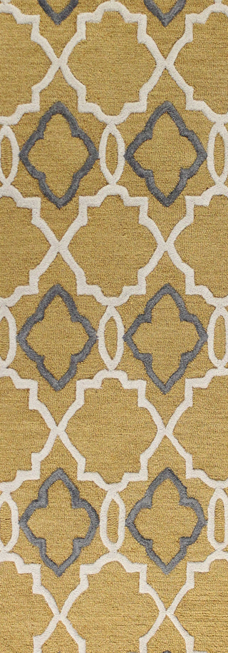 Bashian Verona R130-LC151 Gold Area Rug Runner