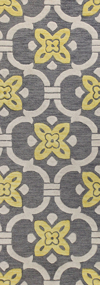 Bashian Verona R130-LC133 Grey Area Rug Runner