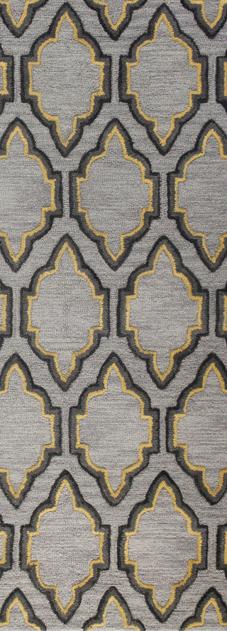 Bashian Verona R130-LC134 Grey Area Rug Runner