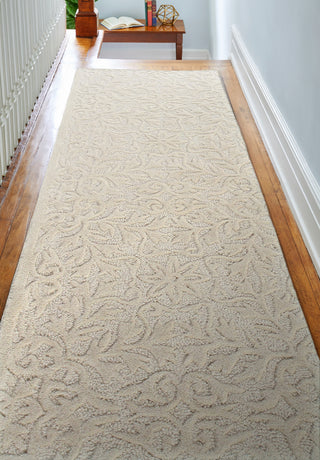 Bashian Verona R130-LC140 Ivory Area Rug Runner Room Scene