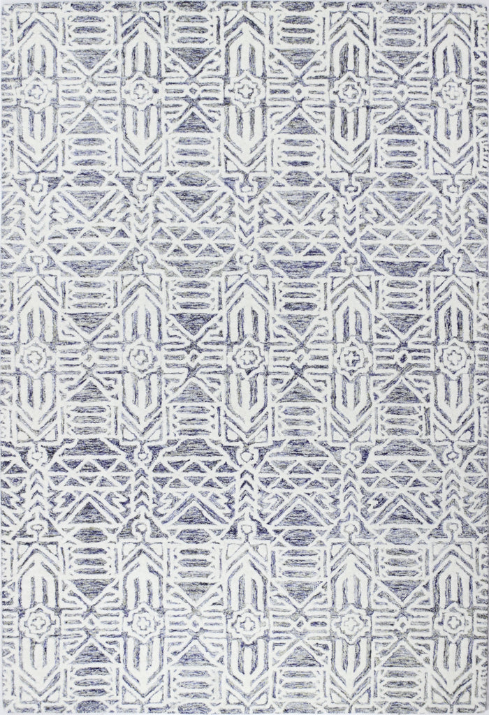 Bashian Verona R130-LC162 Ivory/Blue Area Rug