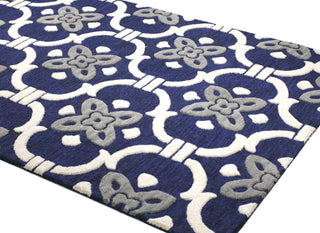 Bashian Verona R130-LC133 Navy Area Rug Alternate Shot Feature