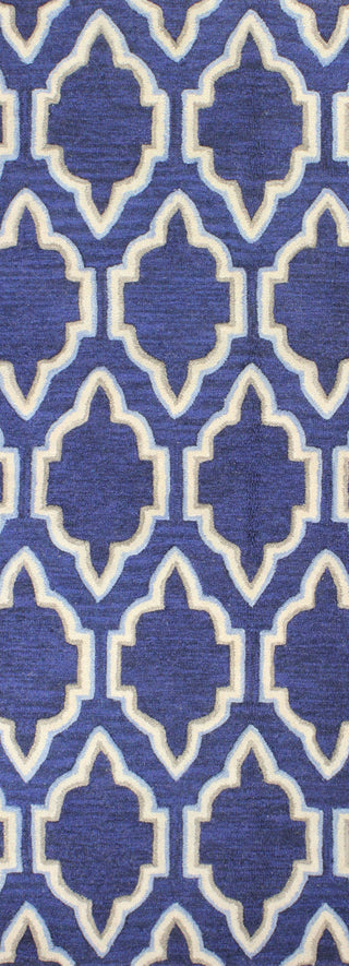 Bashian Verona R130-LC134 Navy Area Rug Runner