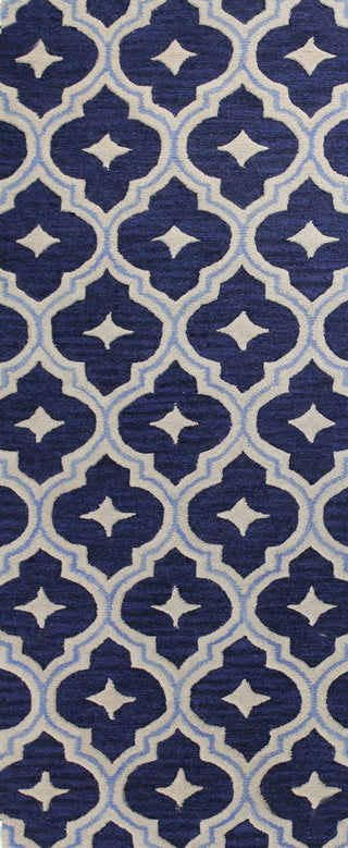 Bashian Verona R130-LC148 Navy Area Rug Runner