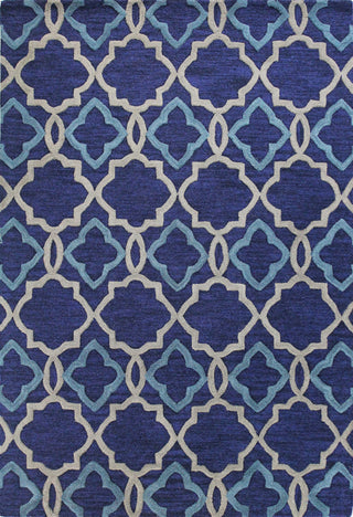 Bashian Verona R130-LC151 Navy Area Rug