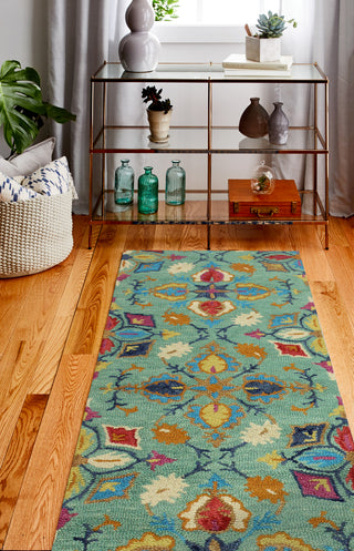 Bashian Valencia R131-AL111 Area Rug Runner Room Scene Feature