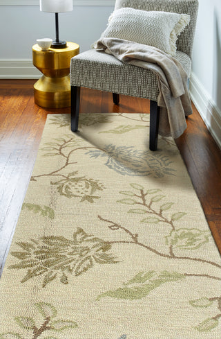 Bashian Valencia R131-AL104 Ivory Area Rug Runner Room Scene