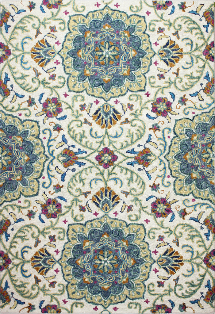 Bashian Valencia R131-AL116 Ivory Area Rug