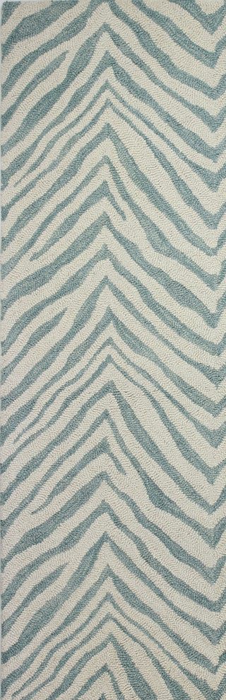 Bashian Valencia R131-BAL148 Ivory/Aqua Area Rug Runner