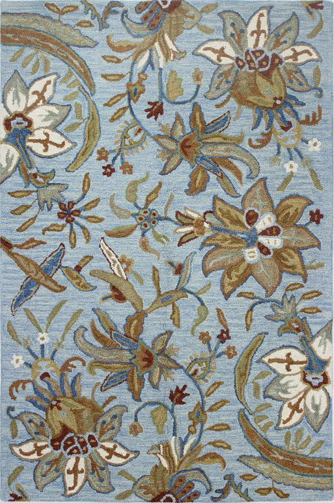 Bashian Valencia R131-AL101 Light Blue Area Rug