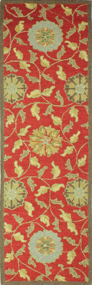 Bashian Valencia R131-BAL138 Red Area Rug Runner