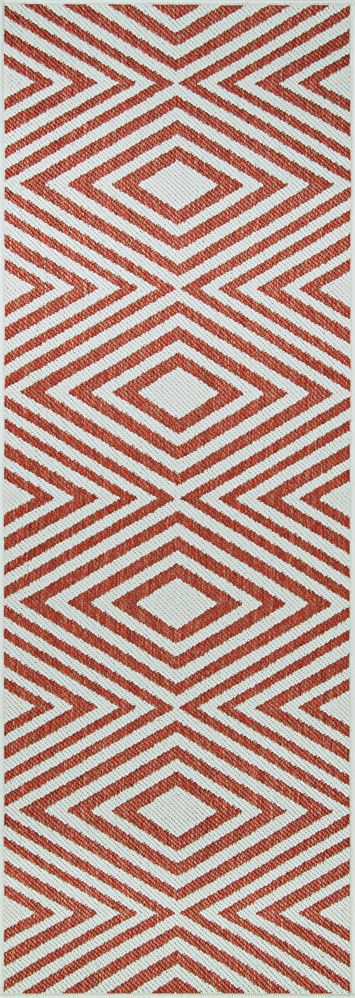 Couristan Outdurables County Fair Coral and Dune Area Rug