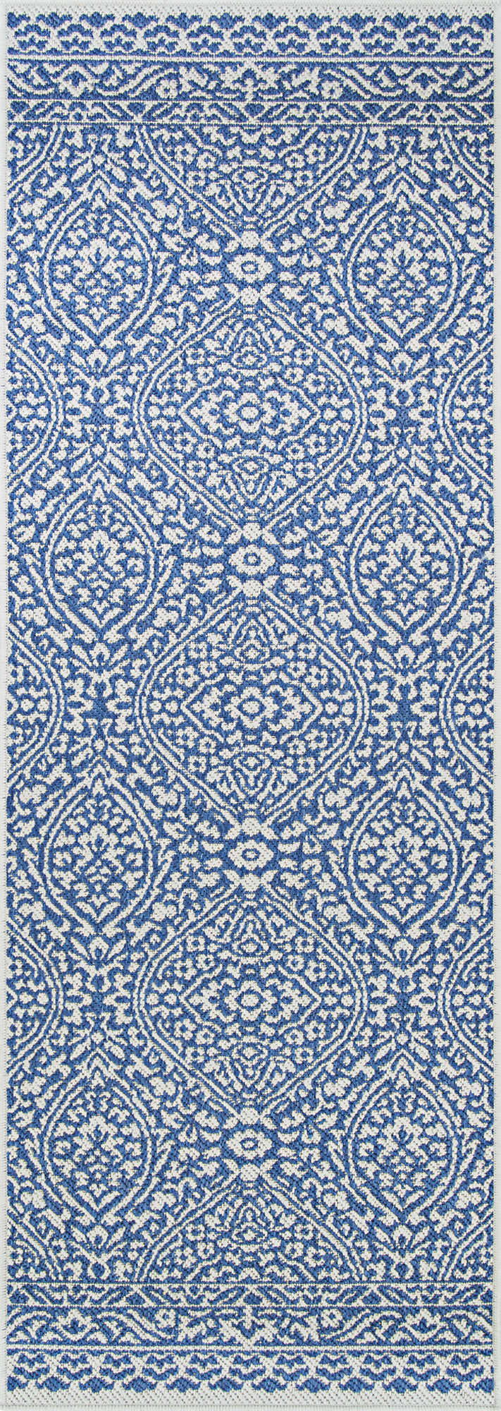 Couristan Outdurables Flower Festival Sea and Dune Area Rug