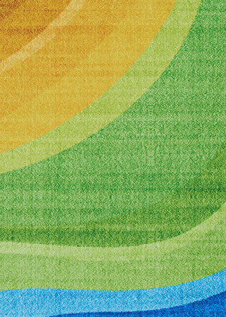 Couristan Rainbow Candiland Multi Area Rug Pile Image