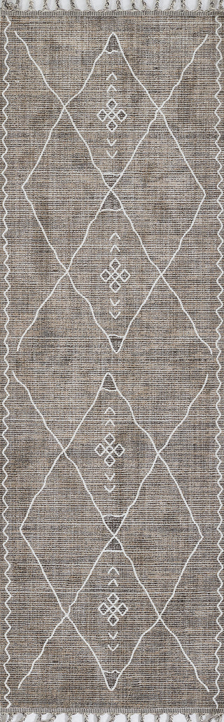 Momeni Rabat RBT-1 Grey Area Rug Runner Image