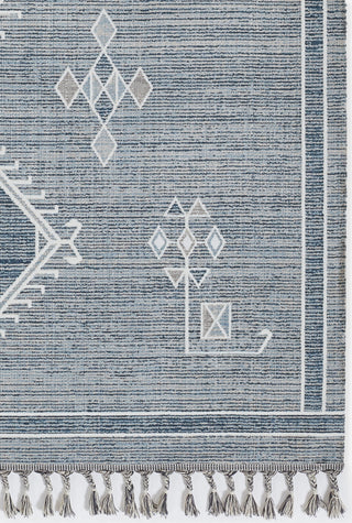 Momeni Rabat RBT-2 Blue Area Rug Corner Image