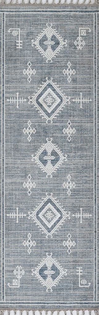 Momeni Rabat RBT-2 Blue Area Rug Runner Image