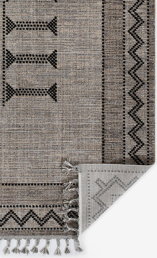 Momeni Rabat RBT-3 Black Area Rug Close up