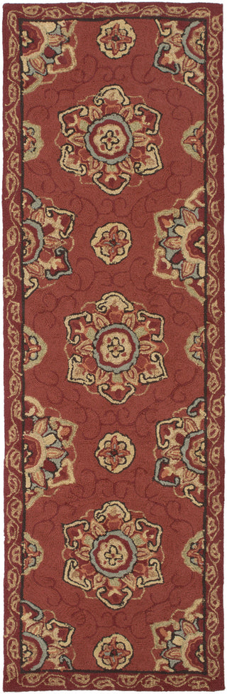 Surya Rain RAI-1071 Rust Area Rug 2'6'' x 8' Runner