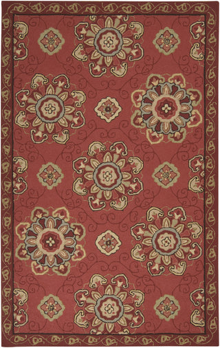 Surya Rain RAI-1071 Rust Area Rug 5' x 8'