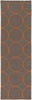 Surya Rain RAI-1095 Burnt Orange Area Rug 2'6'' x 8' Runner