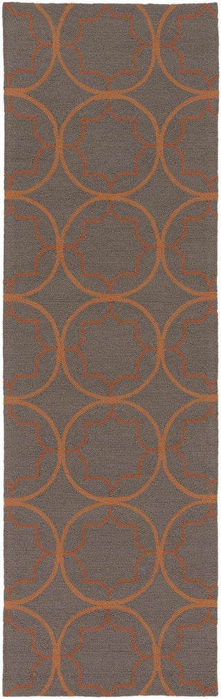 Surya Rain RAI-1095 Burnt Orange Area Rug 2'6'' x 8' Runner