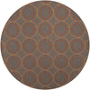 Surya Rain RAI-1095 Burnt Orange Area Rug 8' Round