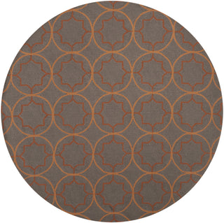 Surya Rain RAI-1095 Burnt Orange Area Rug 8' Round