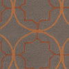 Surya Rain RAI-1095 Burnt Orange Hand Hooked Area Rug Sample Swatch