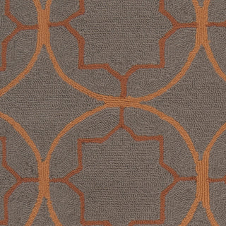 Surya Rain RAI-1095 Burnt Orange Hand Hooked Area Rug Sample Swatch