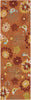 Surya Rain RAI-1104 Burnt Orange Area Rug 2'6'' x 8' Runner