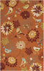 Surya Rain RAI-1104 Burnt Orange Area Rug 5' x 8'