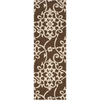 Surya Rain RAI-1105 Chocolate Area Rug 2'6'' x 8' Runner