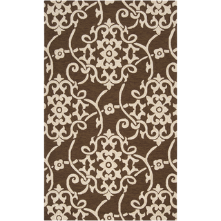 Surya Rain RAI-1105 Chocolate Area Rug 5' x 8'