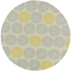 Surya Rain RAI-1129 Gold Area Rug 8' Round