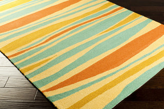 Surya Rain RAI-1131 Poppy Hand Hooked Area Rug 5x8 Corner