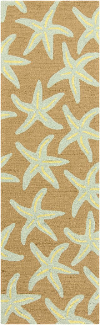 Surya Rain RAI-1134 Teal Area Rug 2'6'' x 8' Runner