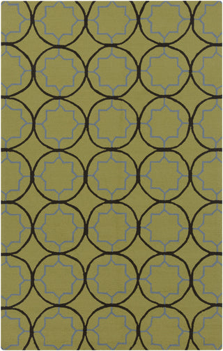 Surya Rain RAI-1145 Olive Area Rug 5' x 8'