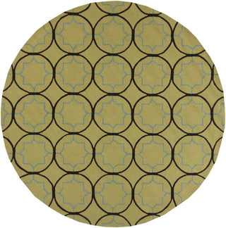 Surya Rain RAI-1145 Olive Area Rug 8' Round