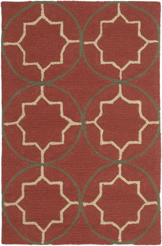 Surya Rain RAI-1146 Burgundy Area Rug 2' x 3'