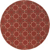 Surya Rain RAI-1146 Burgundy Area Rug 8' Round