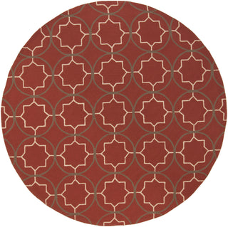 Surya Rain RAI-1146 Burgundy Area Rug 8' Round