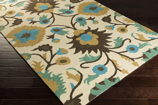 Surya Rain RAI-1148 Area Rug 5x8 Corner Feature