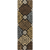 Surya Rain RAI-1150 Chocolate Area Rug 2'6'' x 8' Runner