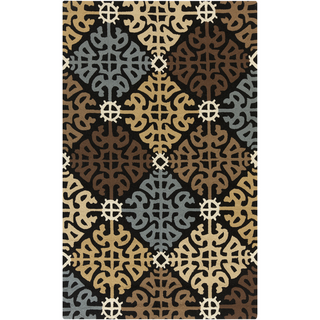 Surya Rain RAI-1150 Chocolate Area Rug 5' x 8'