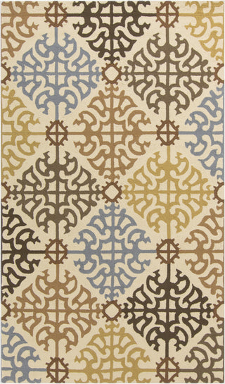 Surya Rain RAI-1151 Gold Area Rug 5' x 8'