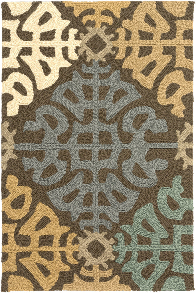 Surya Rain RAI-1152 Teal Area Rug 2' x 3'