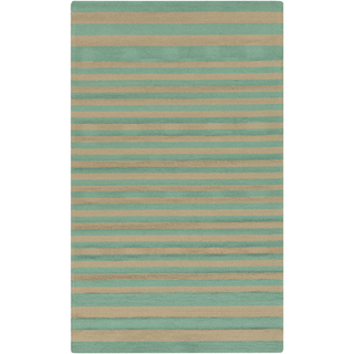 Surya Rain RAI-1154 Teal Area Rug 5' x 8'