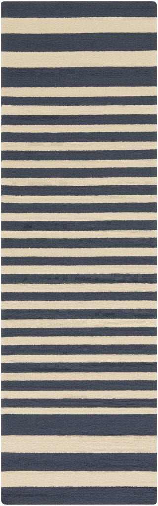 Surya Rain RAI-1155 Navy Area Rug 2'6'' x 8' Runner