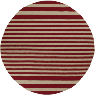 Surya Rain RAI-1157 Burgundy Area Rug 8' Round